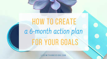 6 month action plan for goals