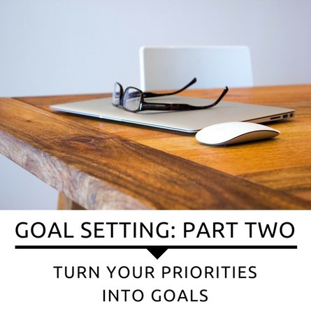 Goals: Turn Your Priorities Into Goals