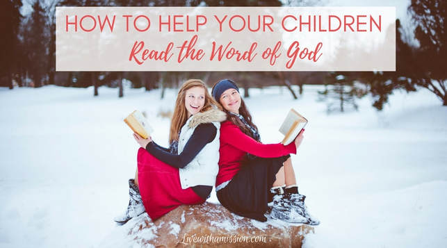 Help children read the Bible